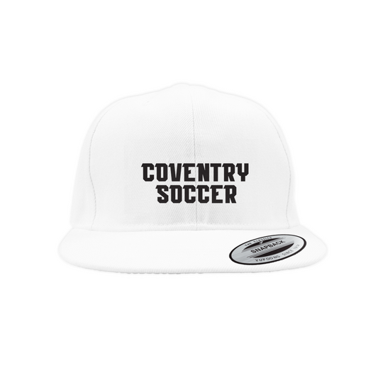 Snapback Cap Coventry Soccer Text Logo