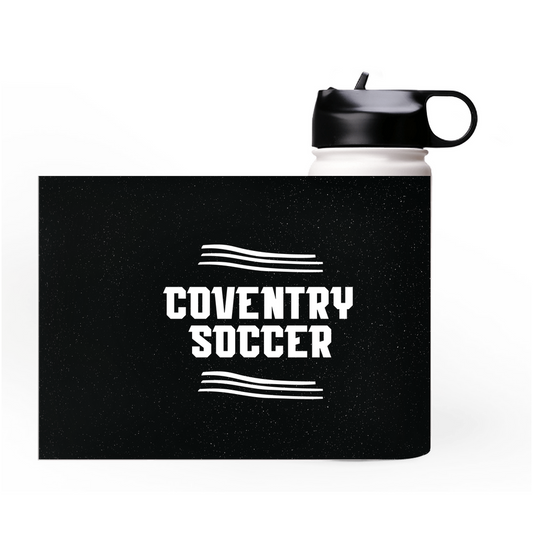 Premium Water Bottle Coventry Soccer Text Logo