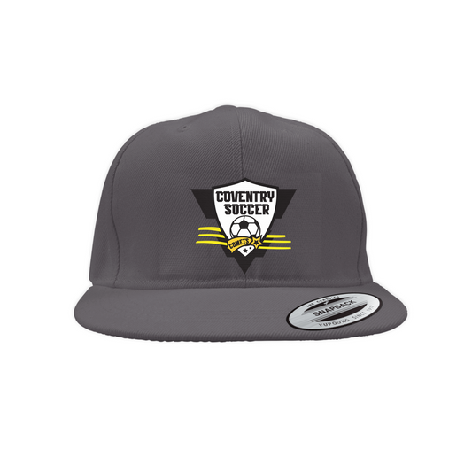 Snapback Cap Black Shield Logo