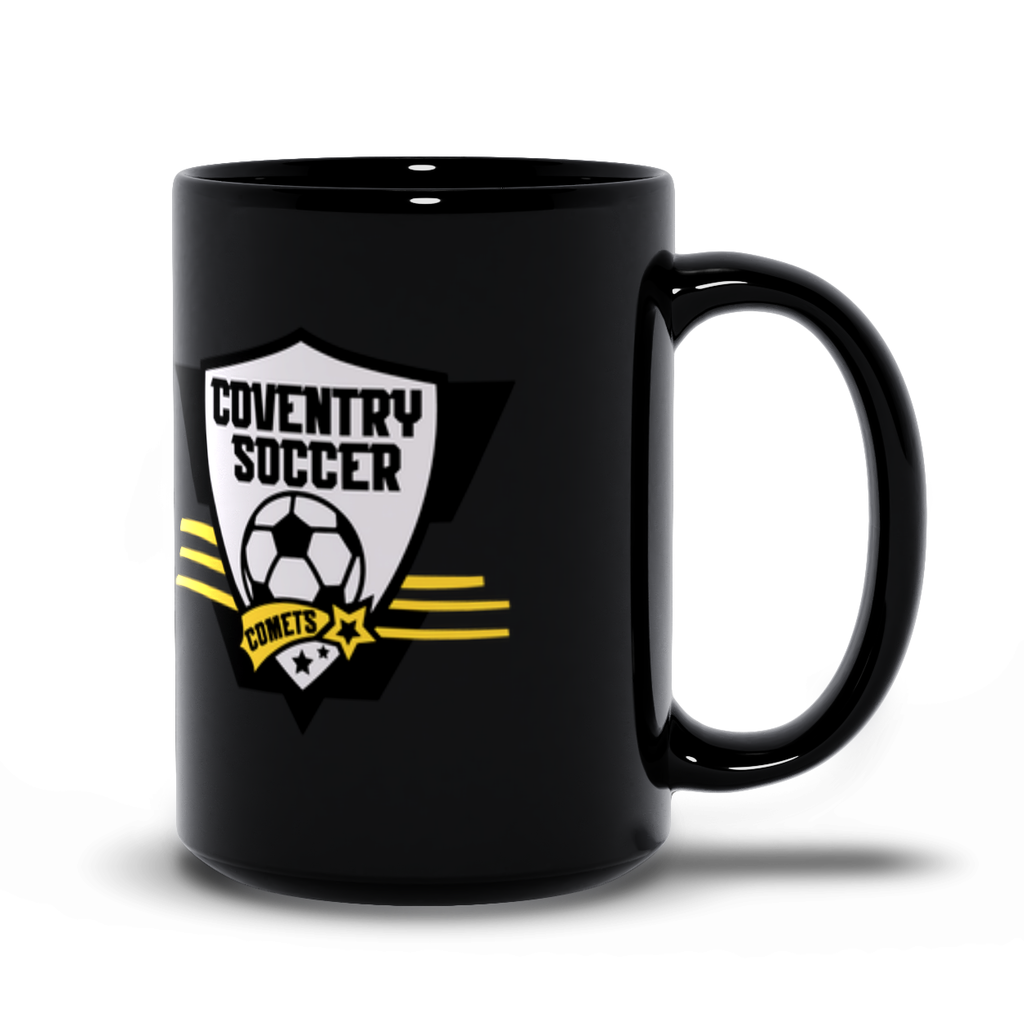 Coffee Mug Black Shield Logo