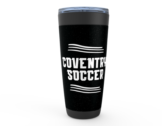 Tumbler Coventry Soccer Text Logo
