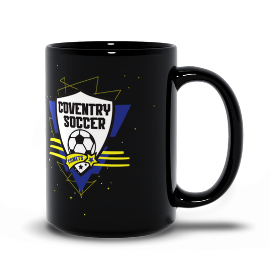 Coffee Mug Blue Shield Logo